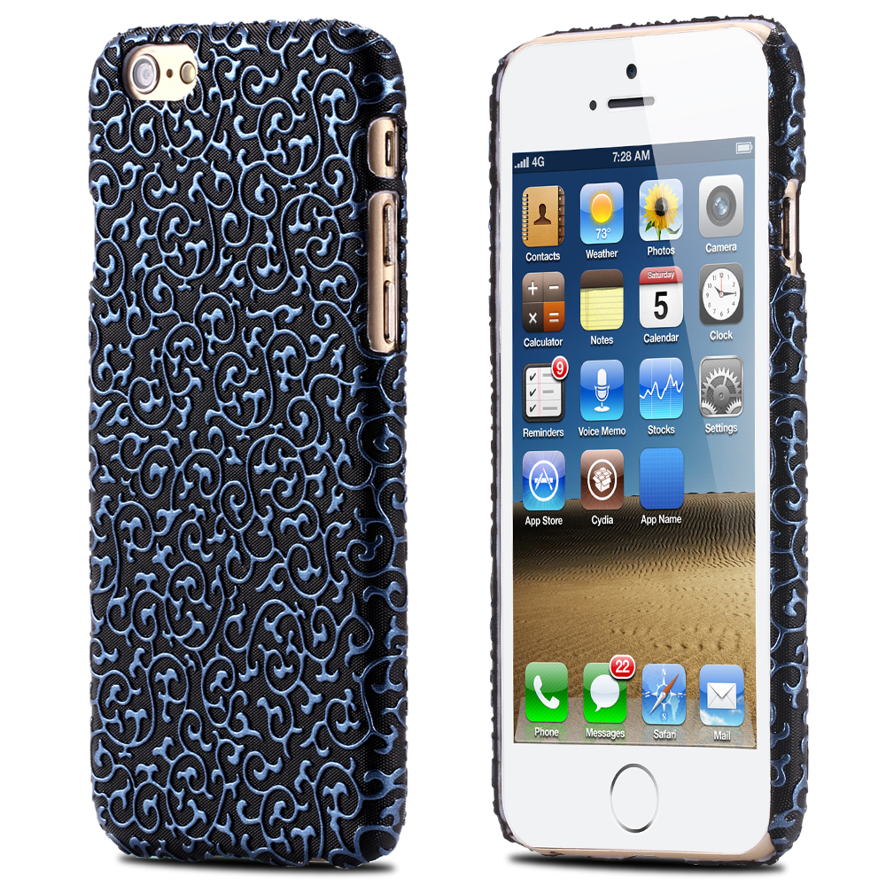 Floral Case - Iphone 6 & Iphone 6s - Blue